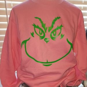 Pink Grinch Sweatshirt